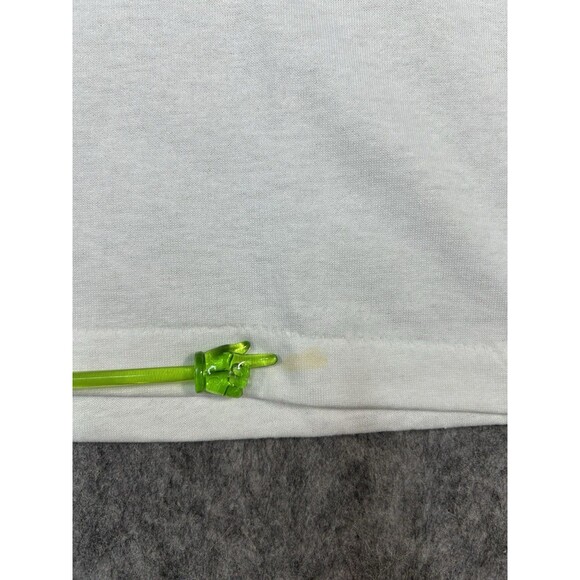 Vintage Love Postal Stamp Art T Shirt White Single Stitch Graphic Logo Sz L 1988 - Picture 4 of 9